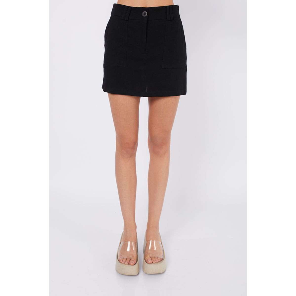 BANATY - FALDA SHORT DE LINO EMMA DE MUJER