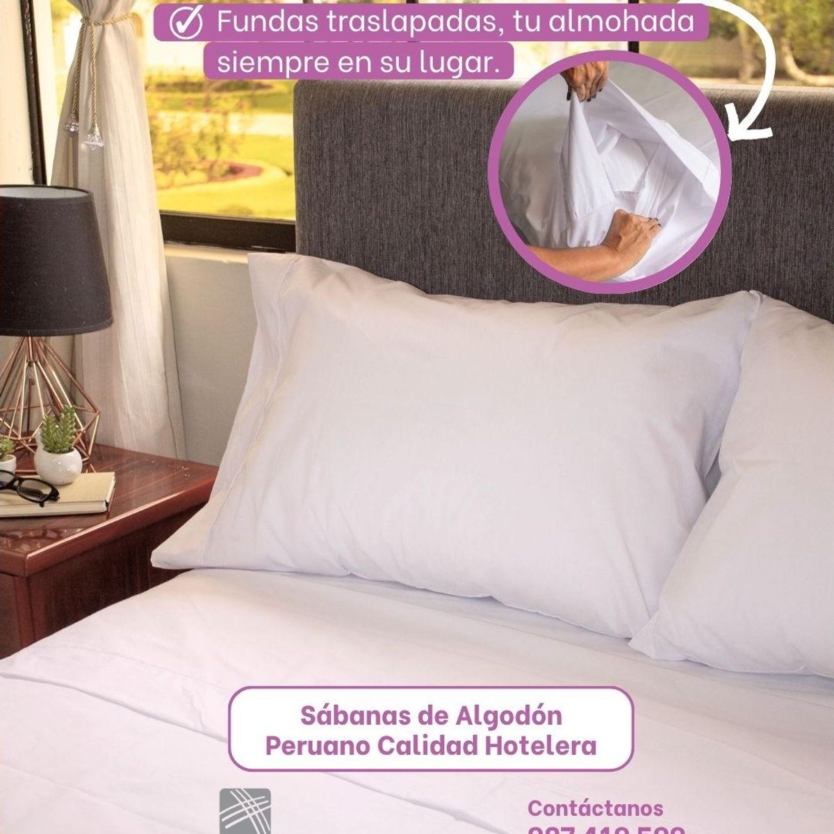 AMADEUS HOME - Juego de Sábanas Hoteleras  Resistentes al Lavado