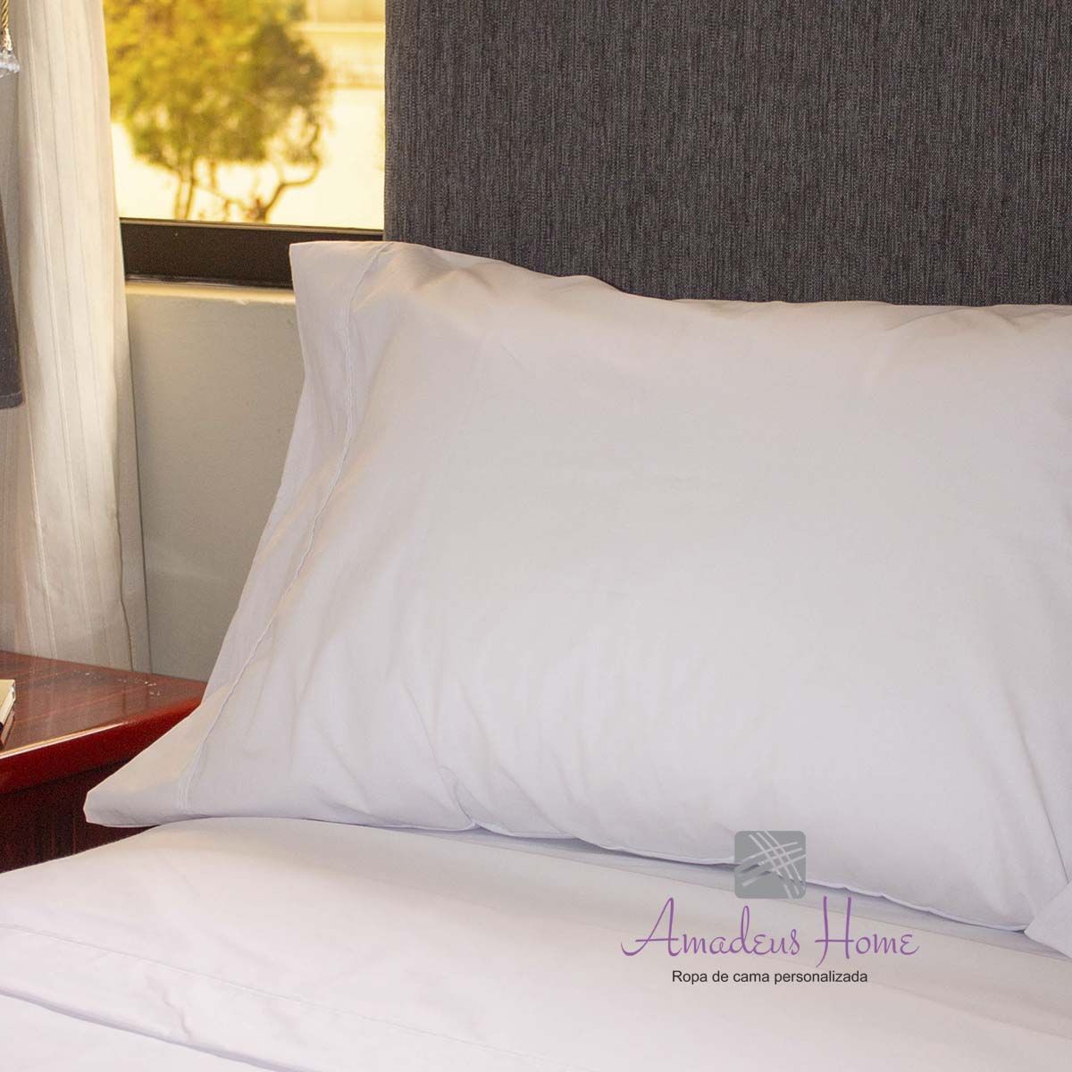 AMADEUS HOME - Pack 02 Almohadas Antialérgicas dos plazas ¡Incluye Fundas Almohada!