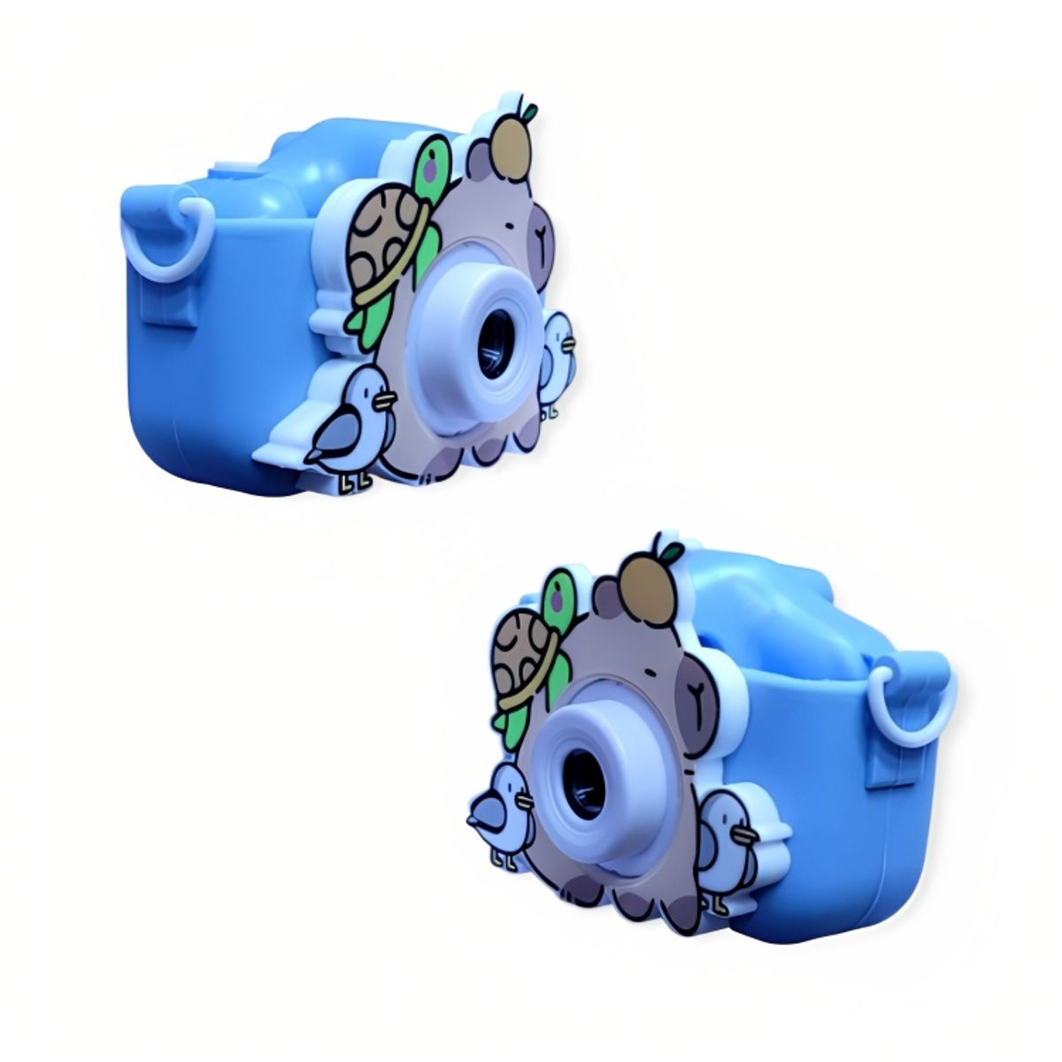 GENERICO - Mini Cámara Digital Recargable con Protector Capibara para Niños