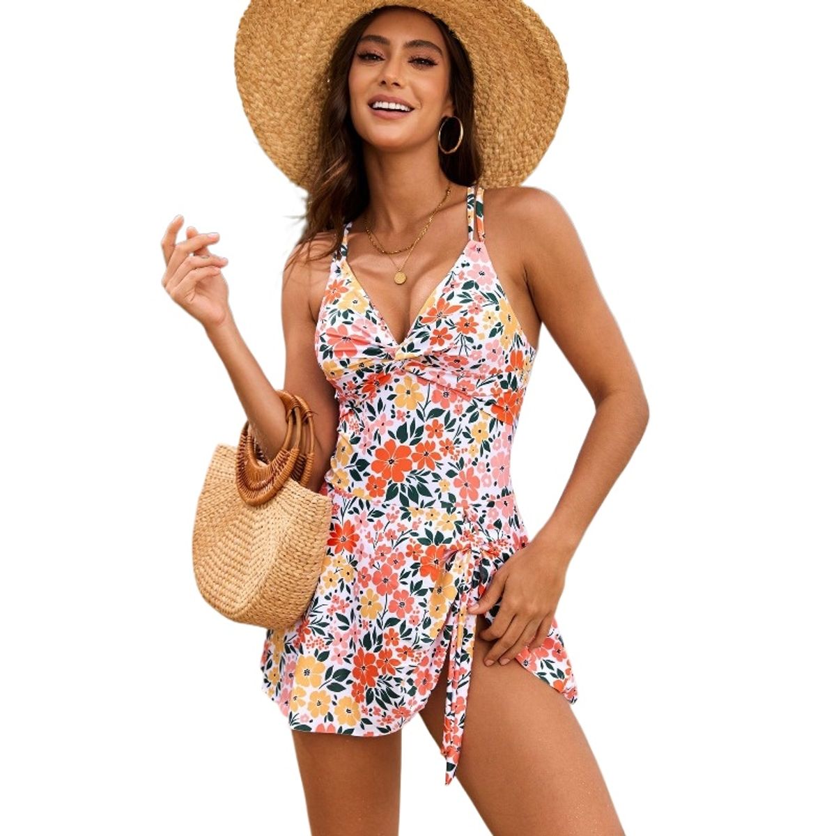 TIOZONEY - Trajes de baño estampados para mujer