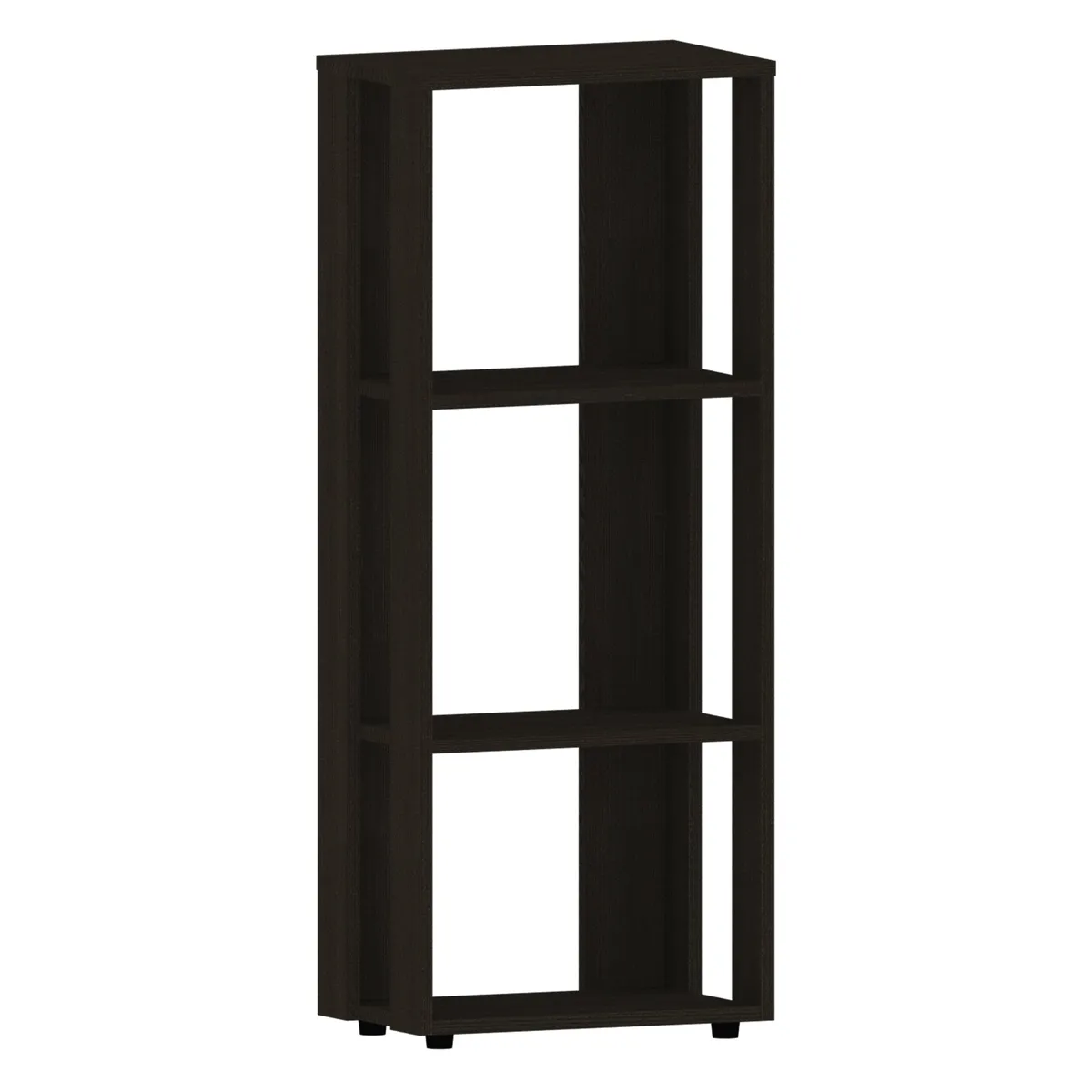 FMFURNITURE - Librero 2 Estantes Fm-004w - Negro