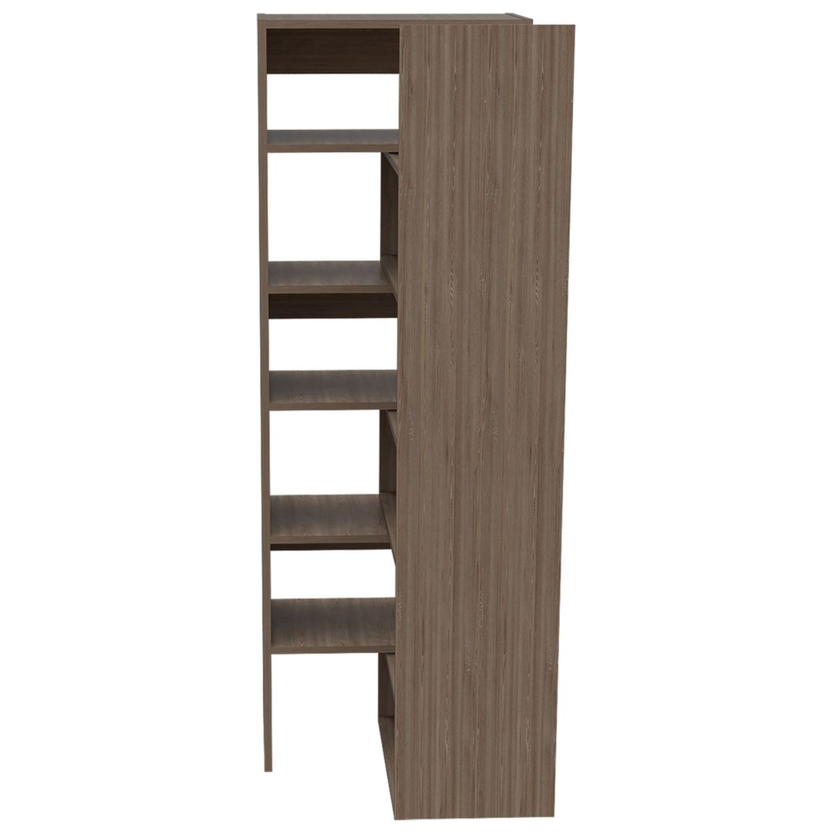 FMFURNITURE - Biblioteca Dualforma 11 Repisas Fm-010C Café Claro