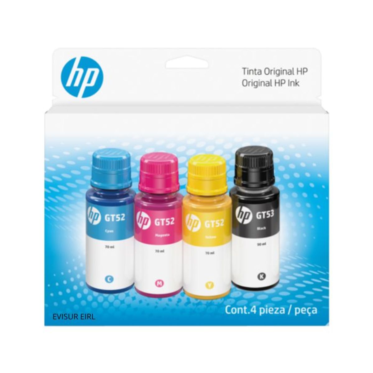 HP - COMBO DE TINTA HP GT52 Y GT53 KIT COMPLETO