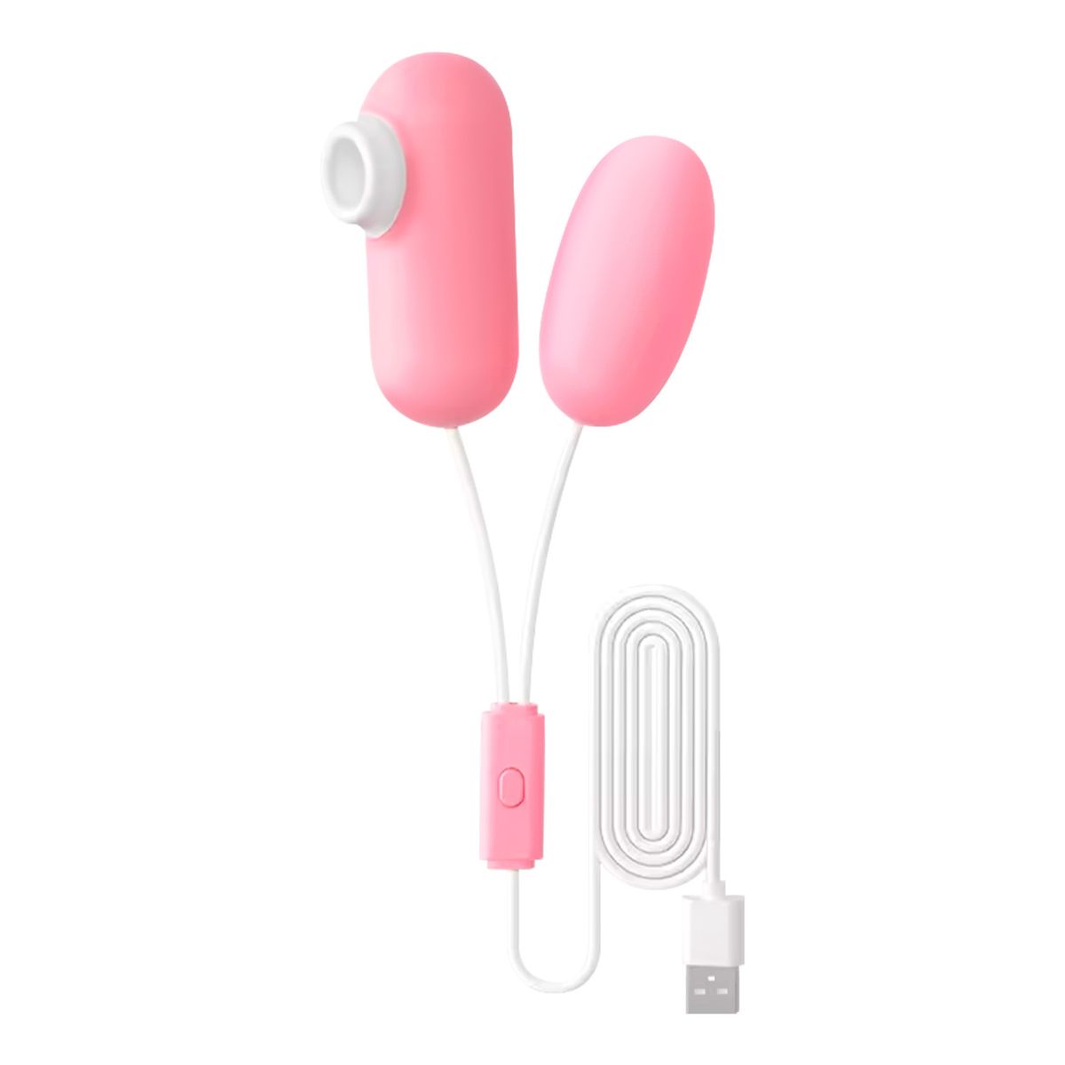 BUYPAL - Vibrador Succionador 2 en 1 con 10 Frecuencias + 12 Niveles