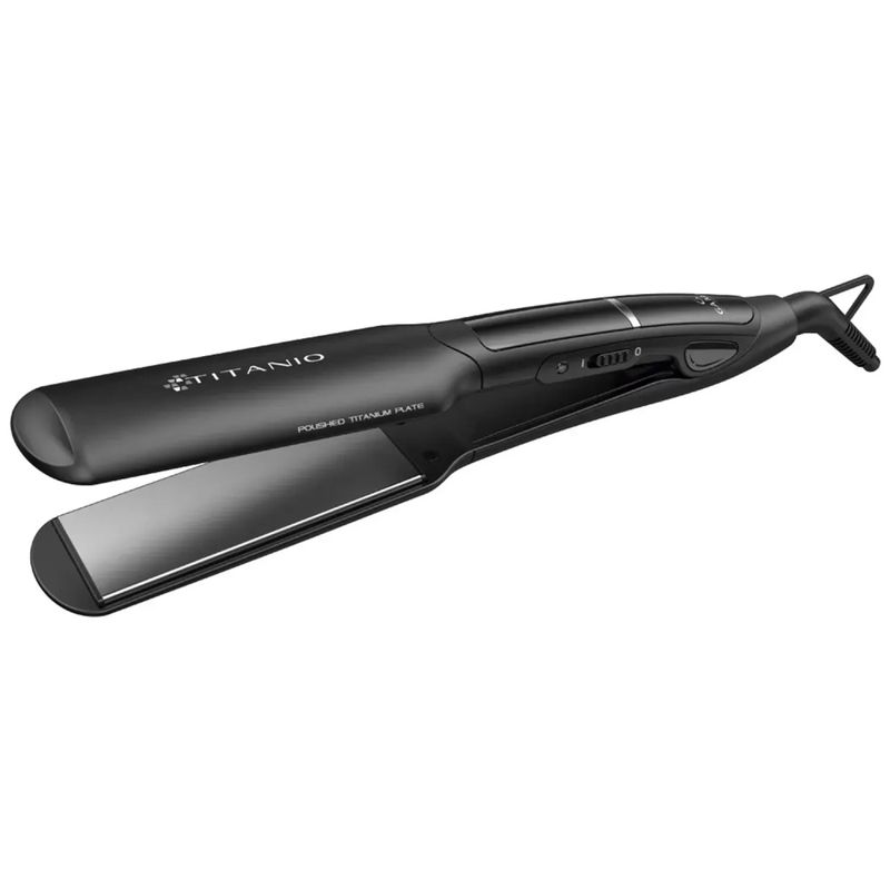 GAMA - Planchita De Pelo Gama X-wide Titanio Negro