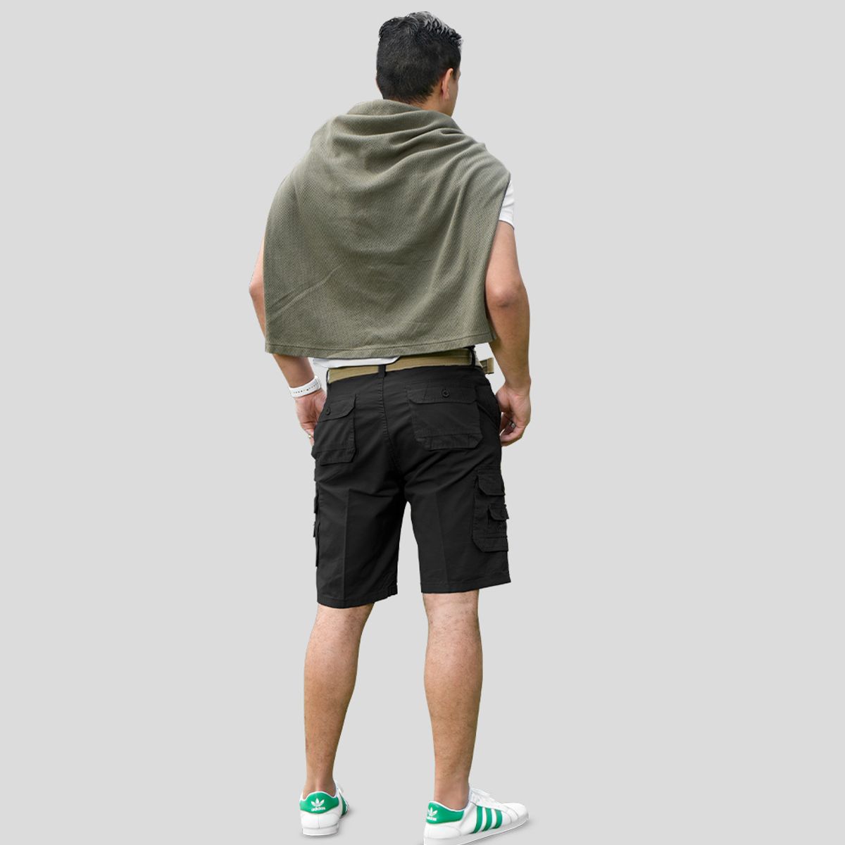 CH CASTRO SPORT - 7002 BERMUDA CARGO REDWOOD 100% ALGODÓN RÍGIDO HOMBRE