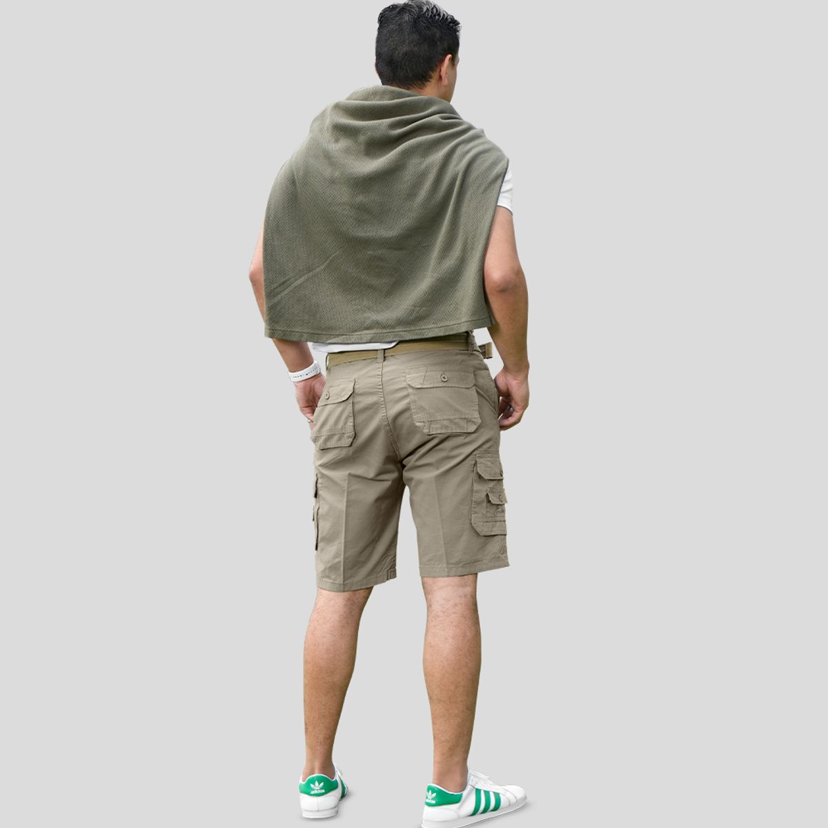 CH CASTRO SPORT - 7002 BERMUDA CARGO REDWOOD 100% ALGODÓN RÍGIDO HOMBRE