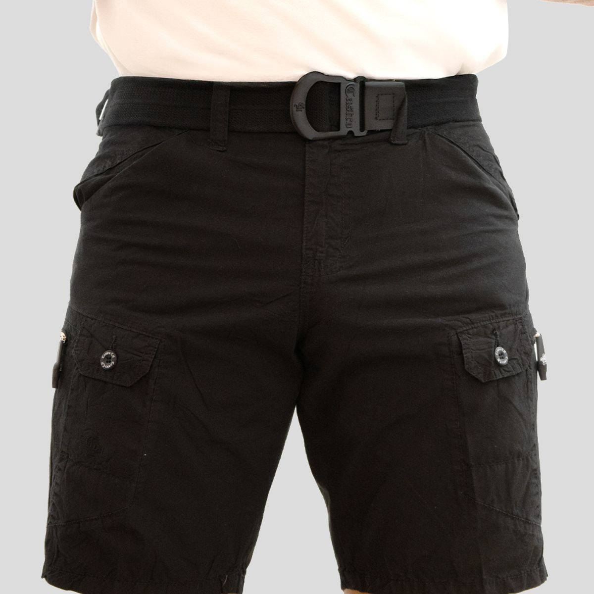 CH CASTRO SPORT - 7008 BERMUDA PAPER TOUCH CARGO MILITAR 100% ALGODÓN RÍGIDO HOMBRE