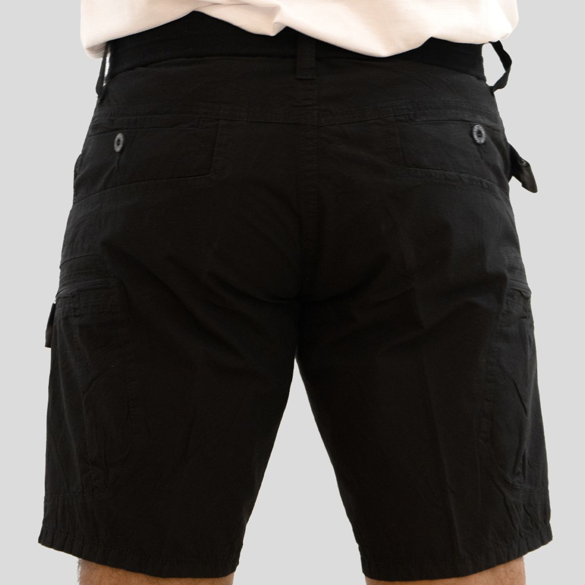 CH CASTRO SPORT - 7008 BERMUDA PAPER TOUCH CARGO MILITAR 100% ALGODÓN RÍGIDO HOMBRE