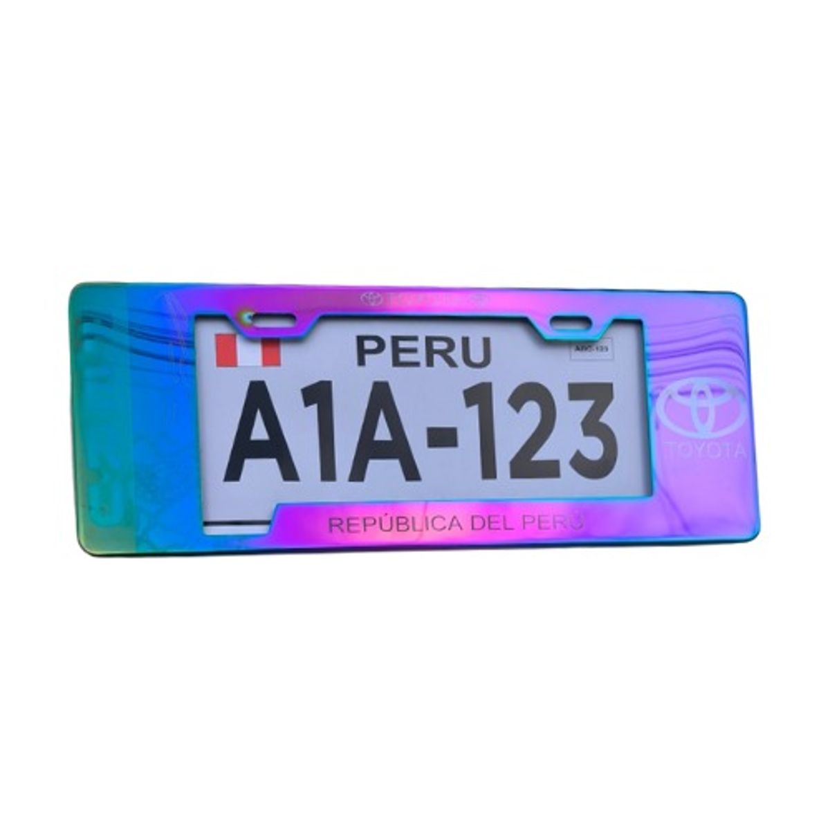 GENERICO - PORTAPLACA TORNAZOLADA MODELO EUROPEO TOYOTA