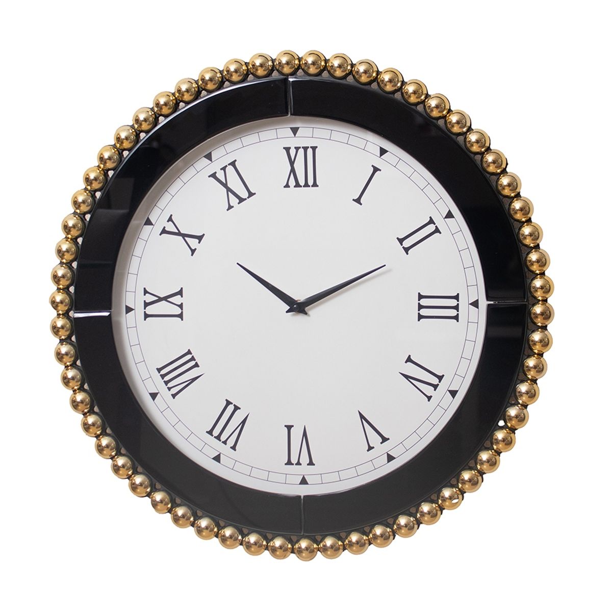 PANORAMA HOGAR - Reloj De Pared Redondo Con Marco Decorativo 50Cm