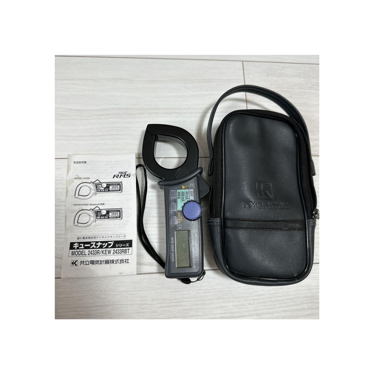 GENERICO - Pinza detector de fuga bluetooth 2433RBT ,  40-400mA/400A AC TRMS 40MM KYORITSU