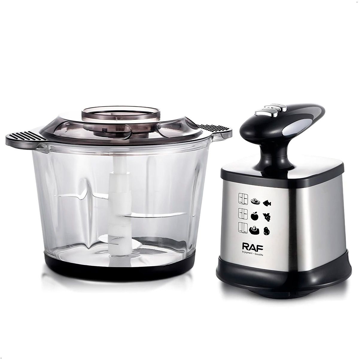 RAFF - Picador De Alimentos Raf Modelo R.7703 300w 2 Velocidades 3 L