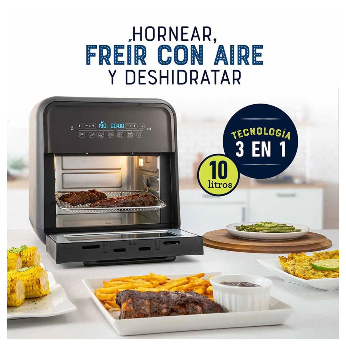 OSTER - Freidora de Aire Digital 10 litros Oster CKSTAFOV3