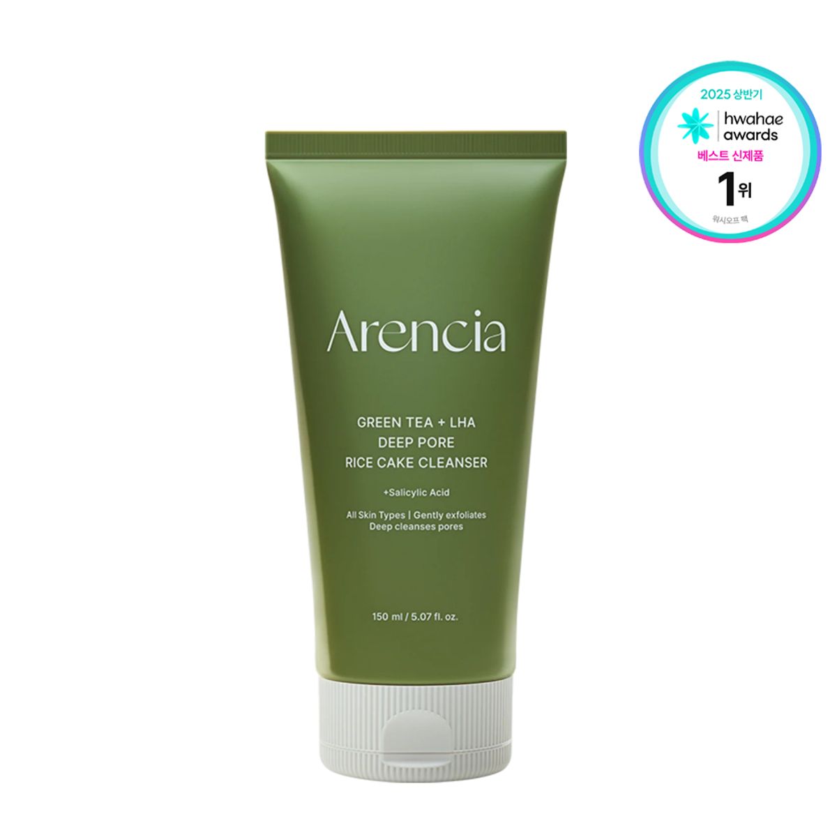 GENERICO - Arencia Limpiador Green Tea + LHA Rice Cake Cleanser 150 ml