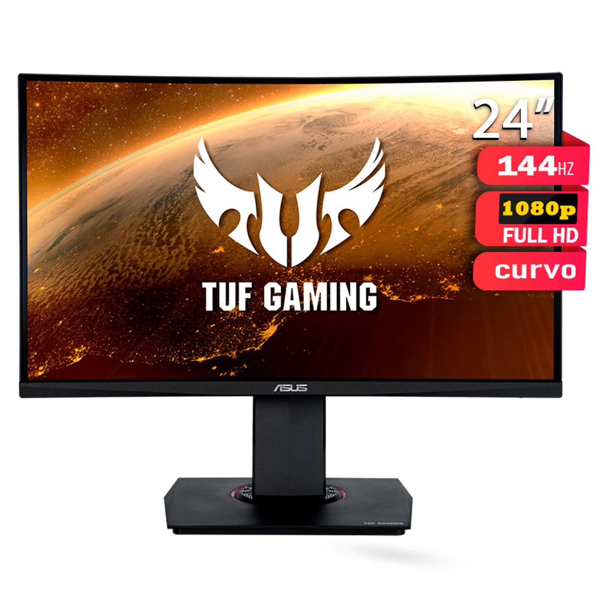 ASUS - Monitor Curvo ASUS TUF VG24VQ 236” Full HD 144Hz 1ms