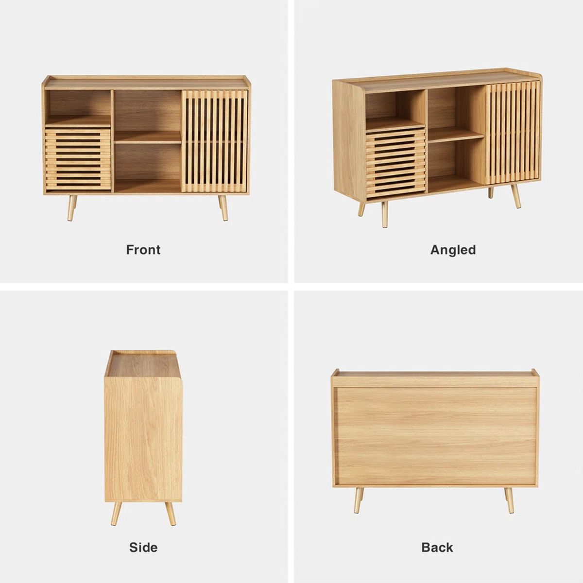 R&R MUEBLES - Aparador Moderno Ouzuka Panela R&R MUEBLES