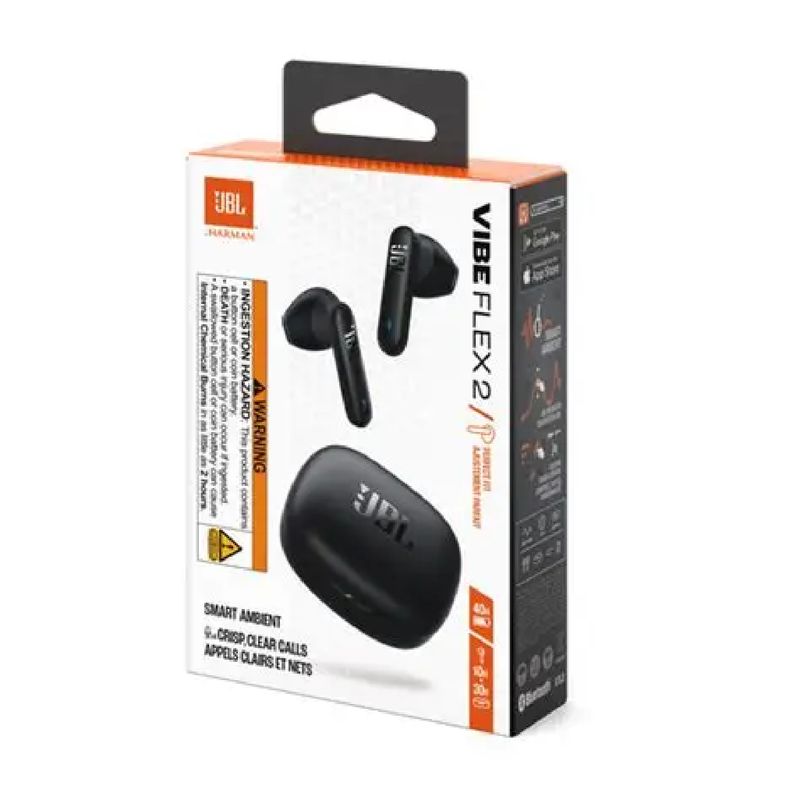 JBL - Audifono JBL Vibe Flex 2 - True Wireless Earbuds   - NEGRO