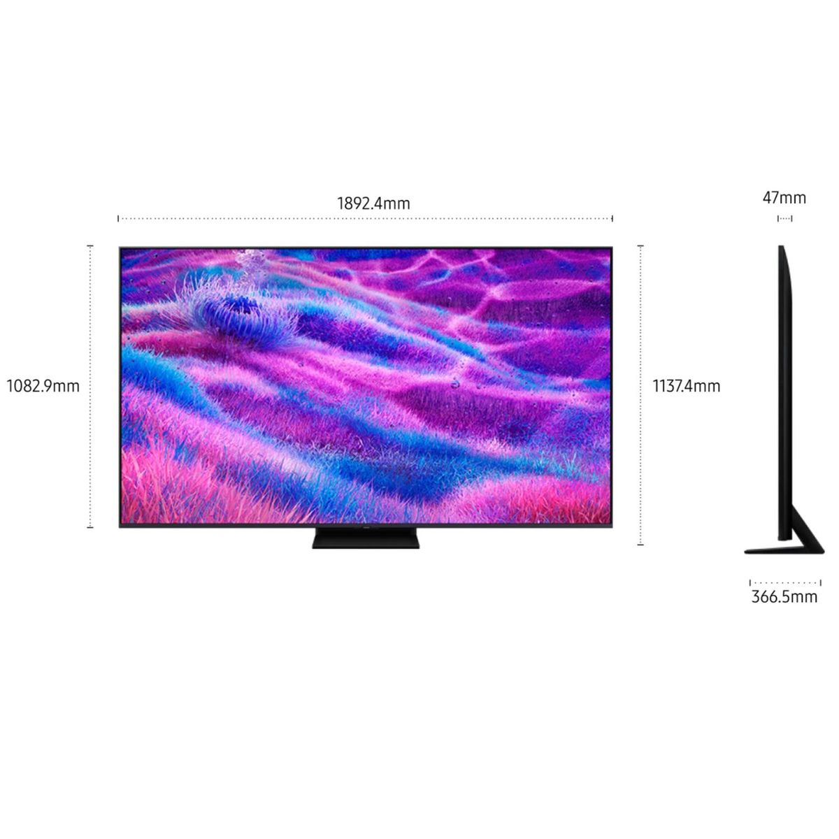 SAMSUNG - Televisor Samsung 85 Neo QLED 4K UHD Vision AI Smart TV QN80F- Nuevo 2025