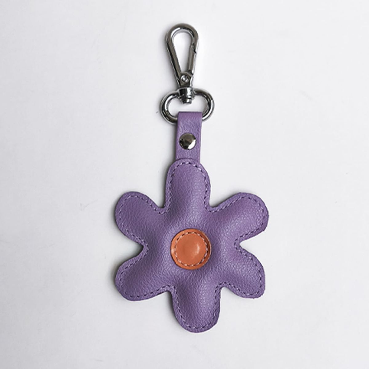IRISABA - LLAVERO DE CUERO IRISABA DALIA LILA