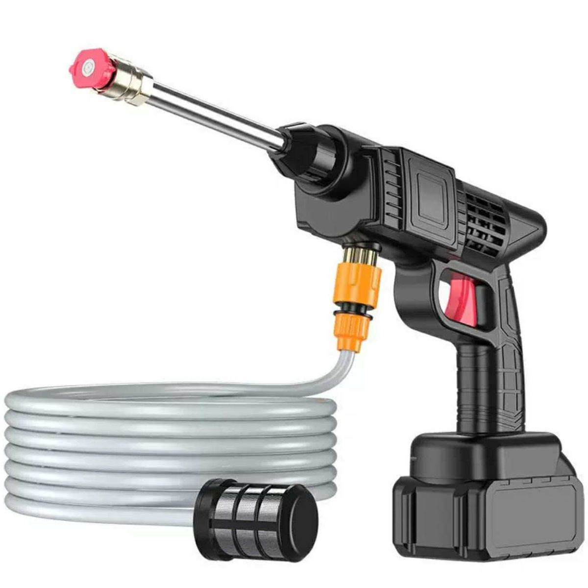 GENERICO - Pistola Hidrolavadora 200V Doble Batería Portatil