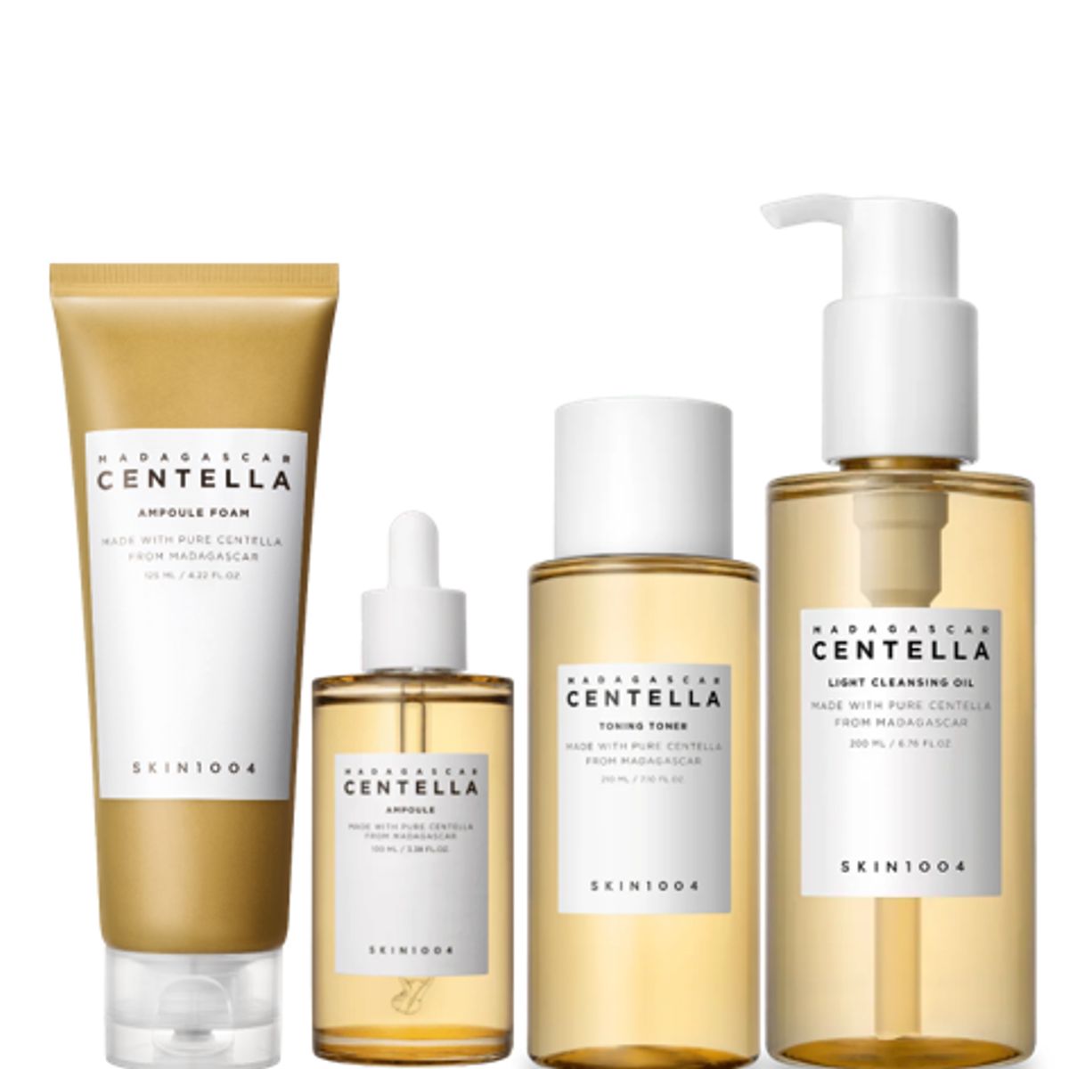 SKIN1004 - PACK DE RUTINA COMPLETA DE CENTELLA SKIN1004 4 PASOS