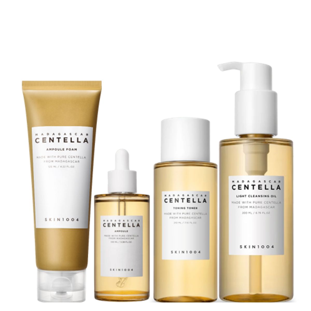 SKIN1004 - PACK DE RUTINA COMPLETA DE CENTELLA SKIN1004 4 PASOS