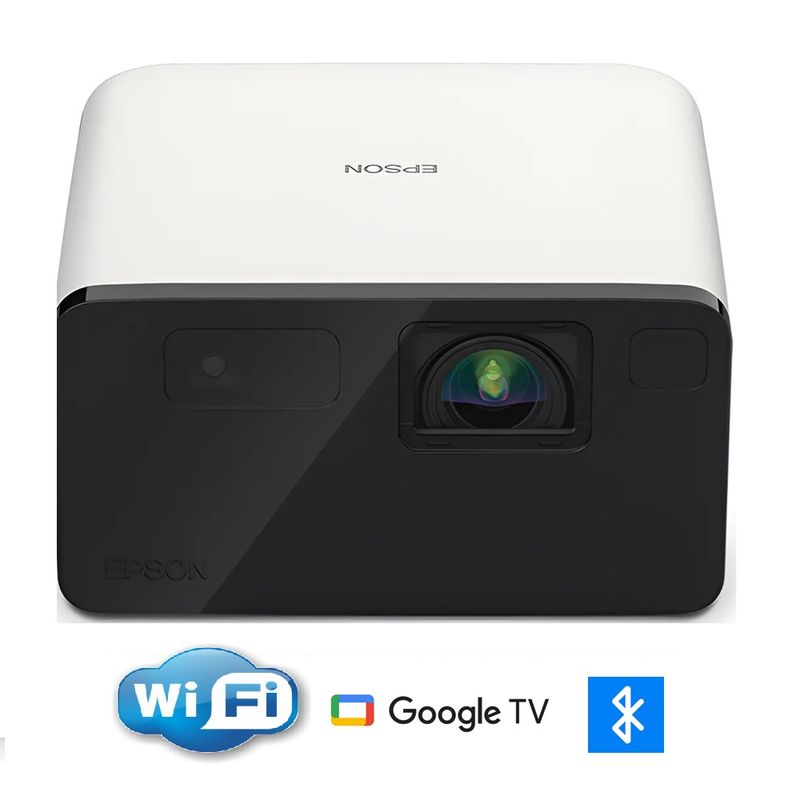 EPSON - Proyector Láser Pórtatil Smart Epson EpiqVision EF21 Blanco Diamante