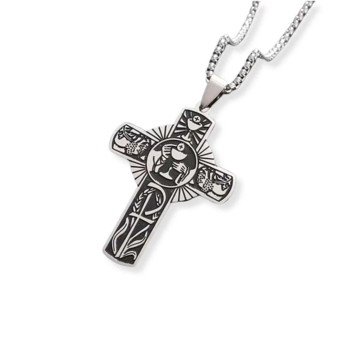 SANTORAL - Cruz Primera Comunión - Acero