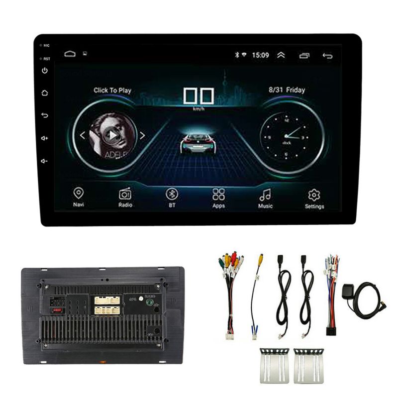 SEISA - Auto Radio Táctil 10 pulgadas Android Bt/Wifi/Playstore/Gps