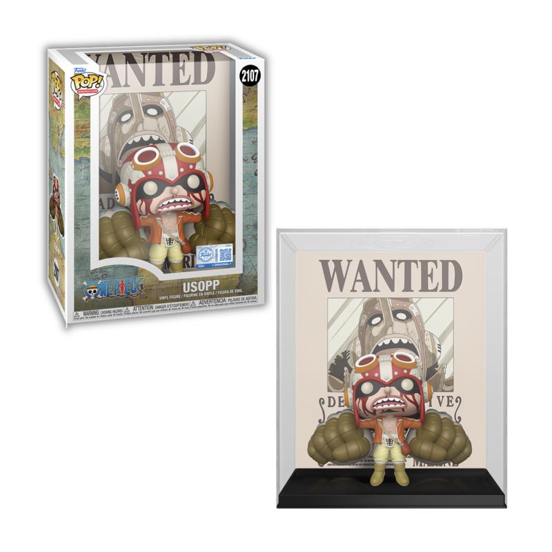 FUNKO - Usopp Wanted Poster Funko Pop 2107 One Piece Exclusivo