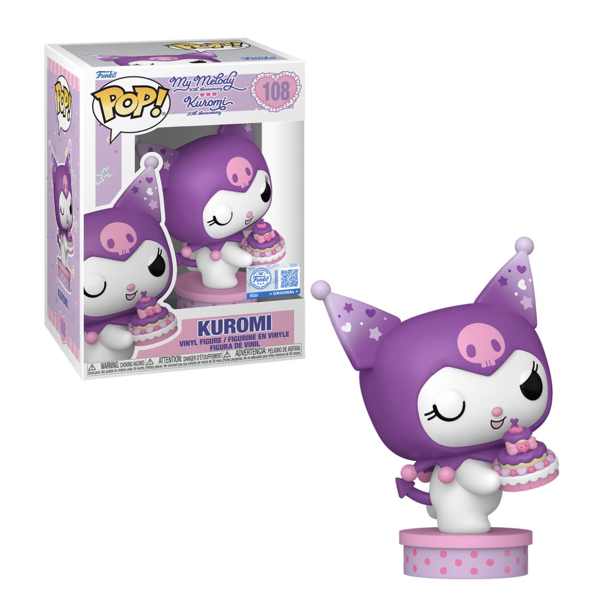 FUNKO - Kuromi Pastel Funko Pop 108 20th Anniversary Exclusivo