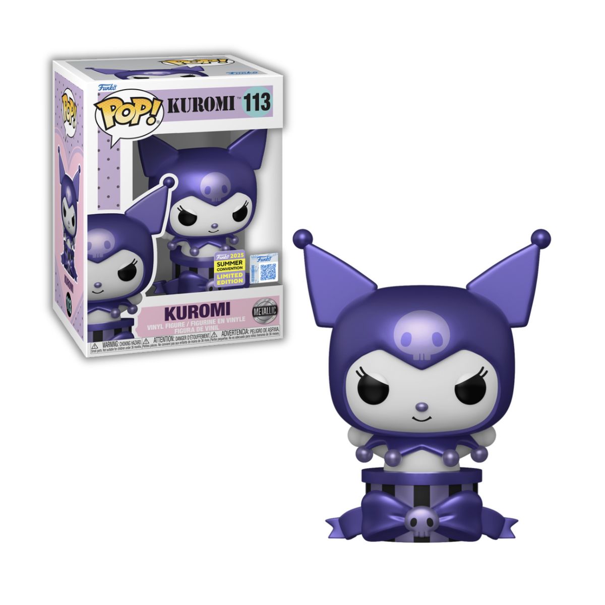 FUNKO - Kuromi Regalo Metallic Funko Pop 113 Exclusivo Summer Con