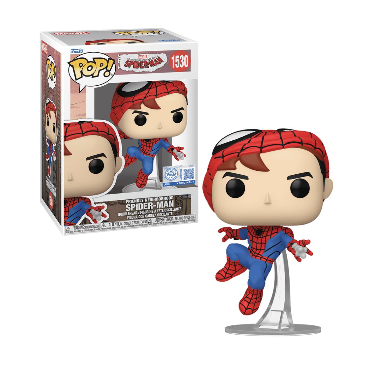 FUNKO - SpiderMan Funko Pop 1530 Friendly Neighborhood Exclusivo