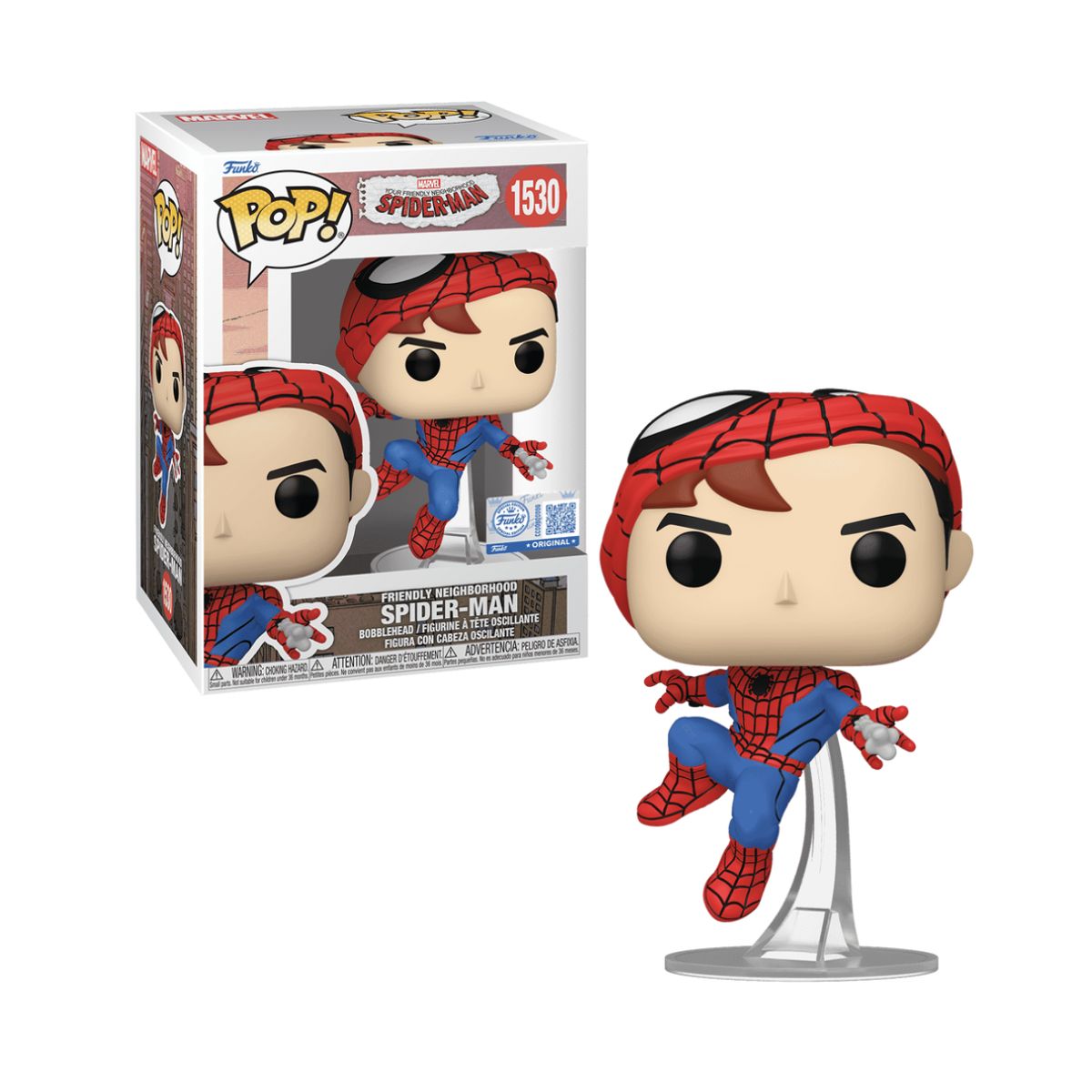 FUNKO - SpiderMan Funko Pop 1530 Friendly Neighborhood Exclusivo