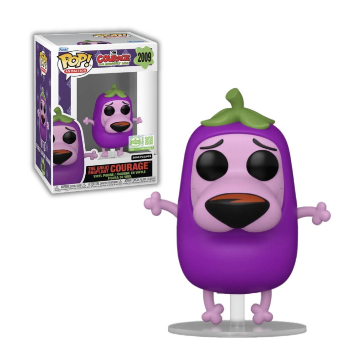 FUNKO - Coraje The Great Eggplant Courage Funko Pop 2009 Limitado 5k