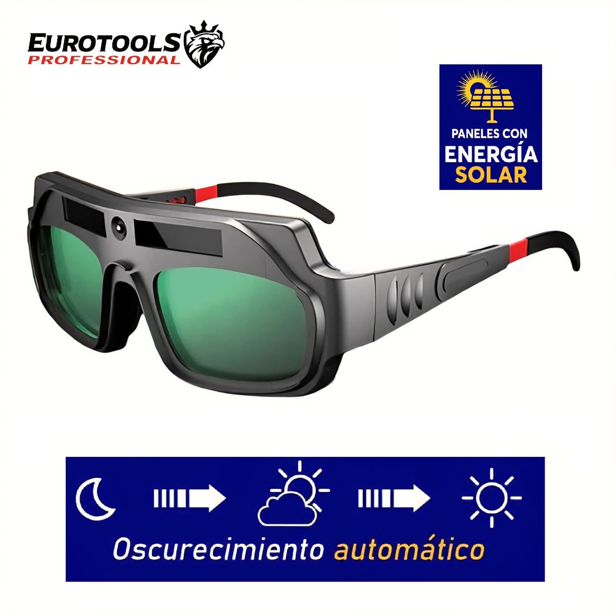 GENERICO - Lente para Soldar Automático Eurotools Profesional