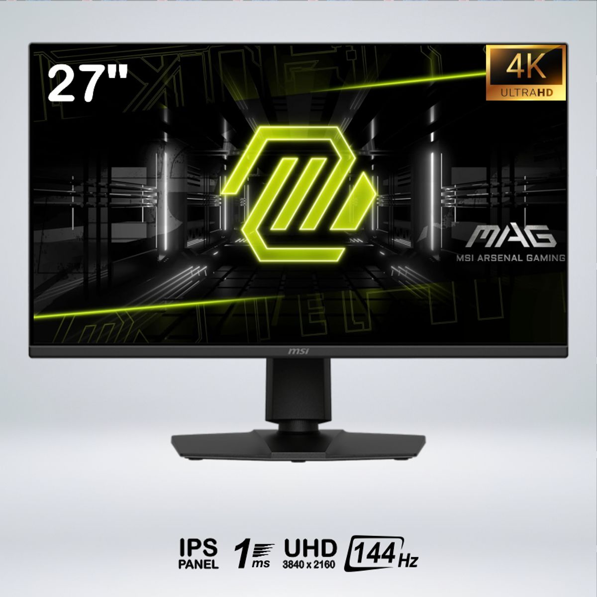 MSI - MONITOR MAG 275UPD E14 UHD 4K 27 " IPS 144hz 1ms HDReady MODO CONSOLA