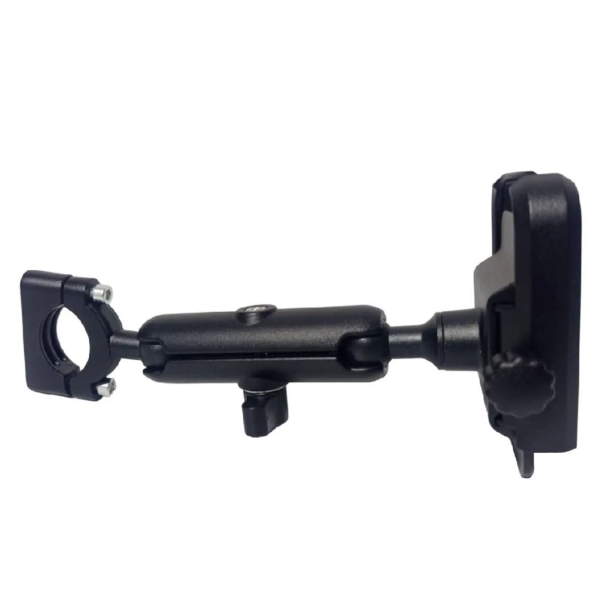 GENERICO - SOPORTE DE CELULAR ALUMINIO NEGRO BRAZO LARGO