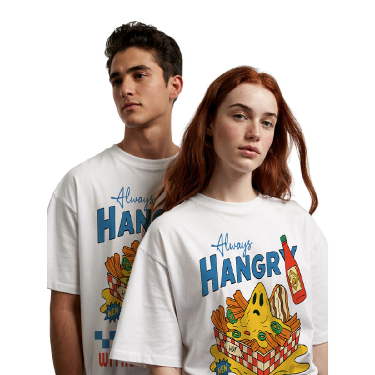 GENERICO - POLO OVERSIZE MANGA CORTA  ALGODÓN SNACK