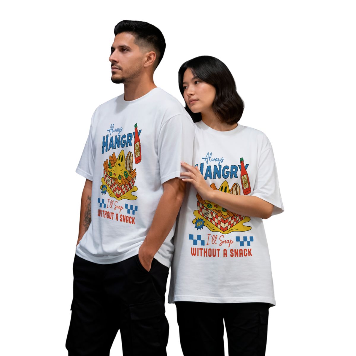 GENERICO - POLO OVERSIZE MANGA CORTA  ALGODÓN SNACK