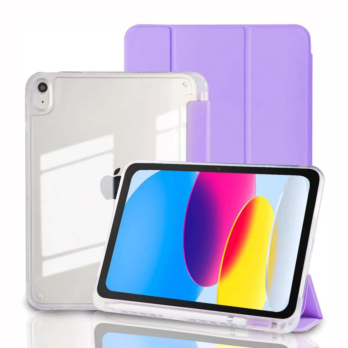 GENERICO - Funda Case Smart para iPad A16 11va 10ma Generación - Lila
