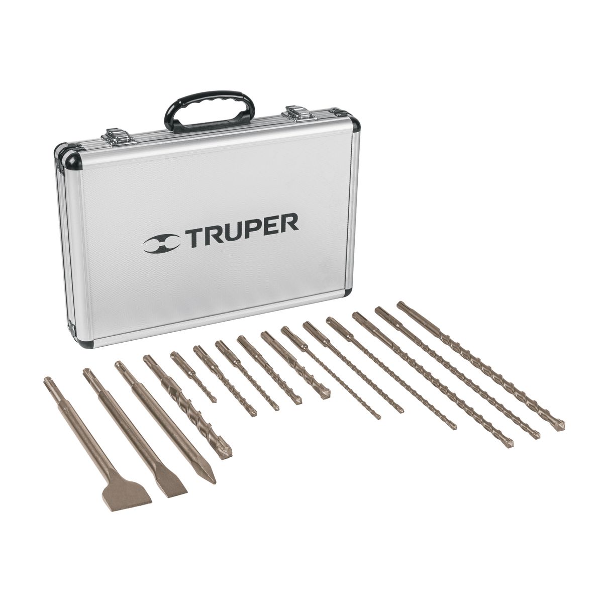 TRUPER - JUEGO DE CINCELES SDS 15 PIEZAS CONCRETO LADRILLO TRUPER