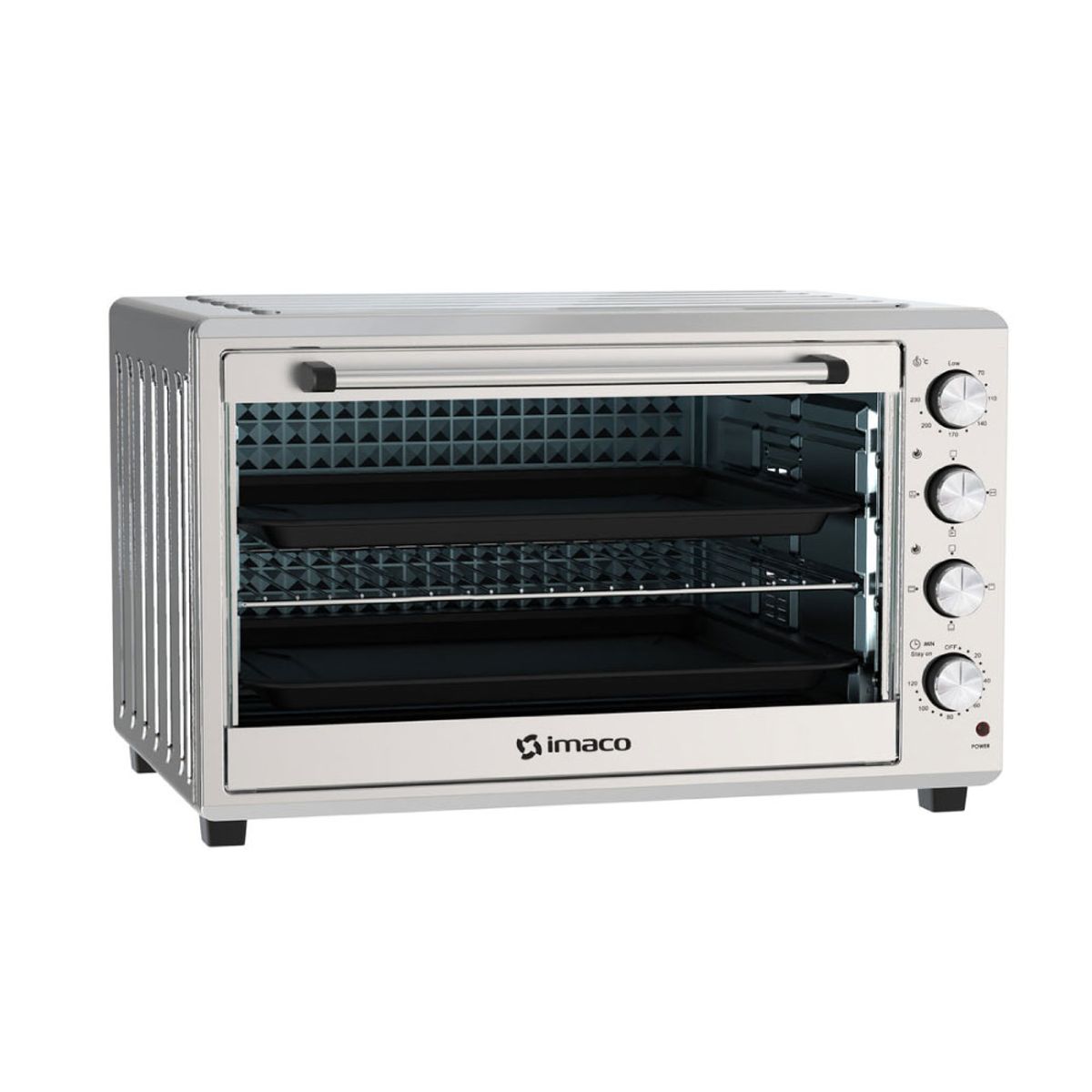 IMACO - Horno Eléctrico Imaco HEB100R Con Rosticero 100 Litros