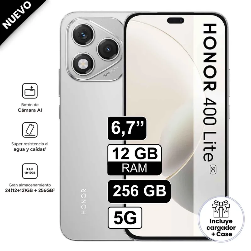 HONOR - Celular Honor 400 Lite 5g 256gb 12gb Ram Plata