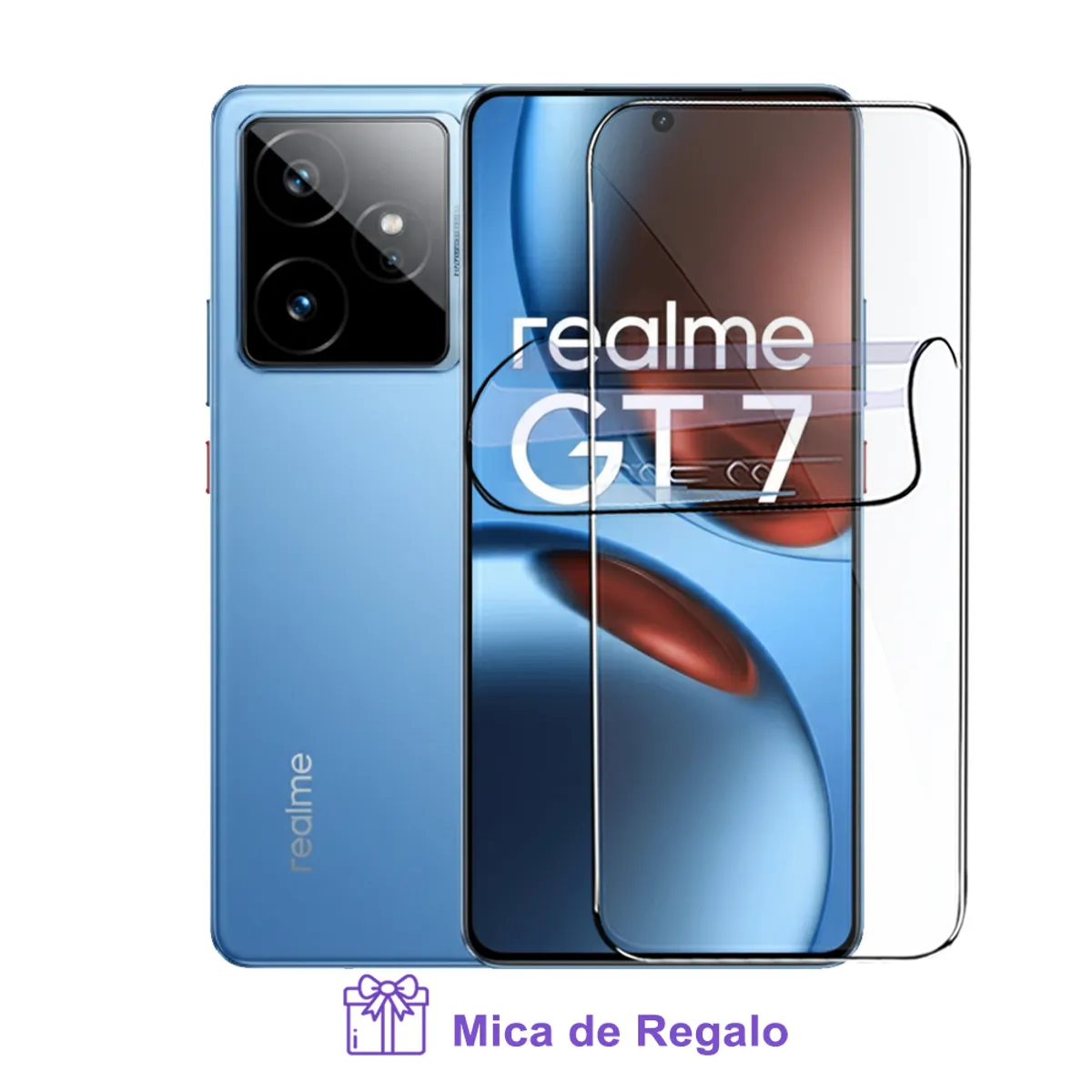 REALME - REALME GT 7 12GB RAM AZUL 512GB ROM + MICA HIDROGEL