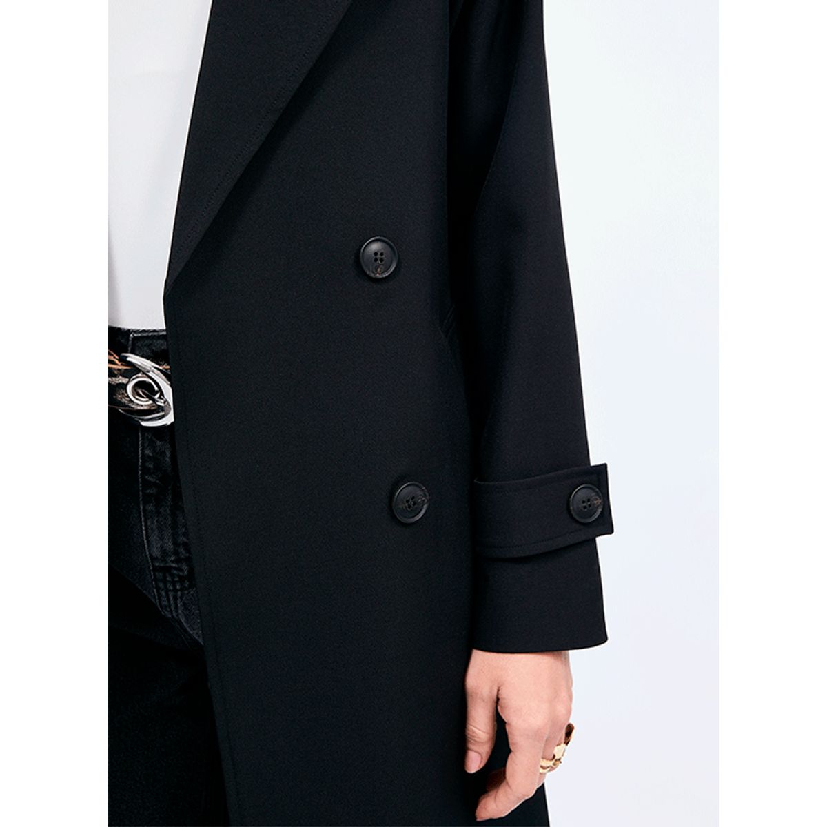 BANATY - PARKA GABARDINA BECCA LARGA DE MUJER