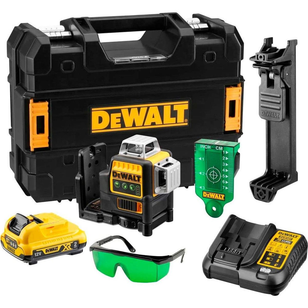 DEWALT - Nivel Laser 360° Verde 12v 30 Metros Dewalt Dce089d1g-qw