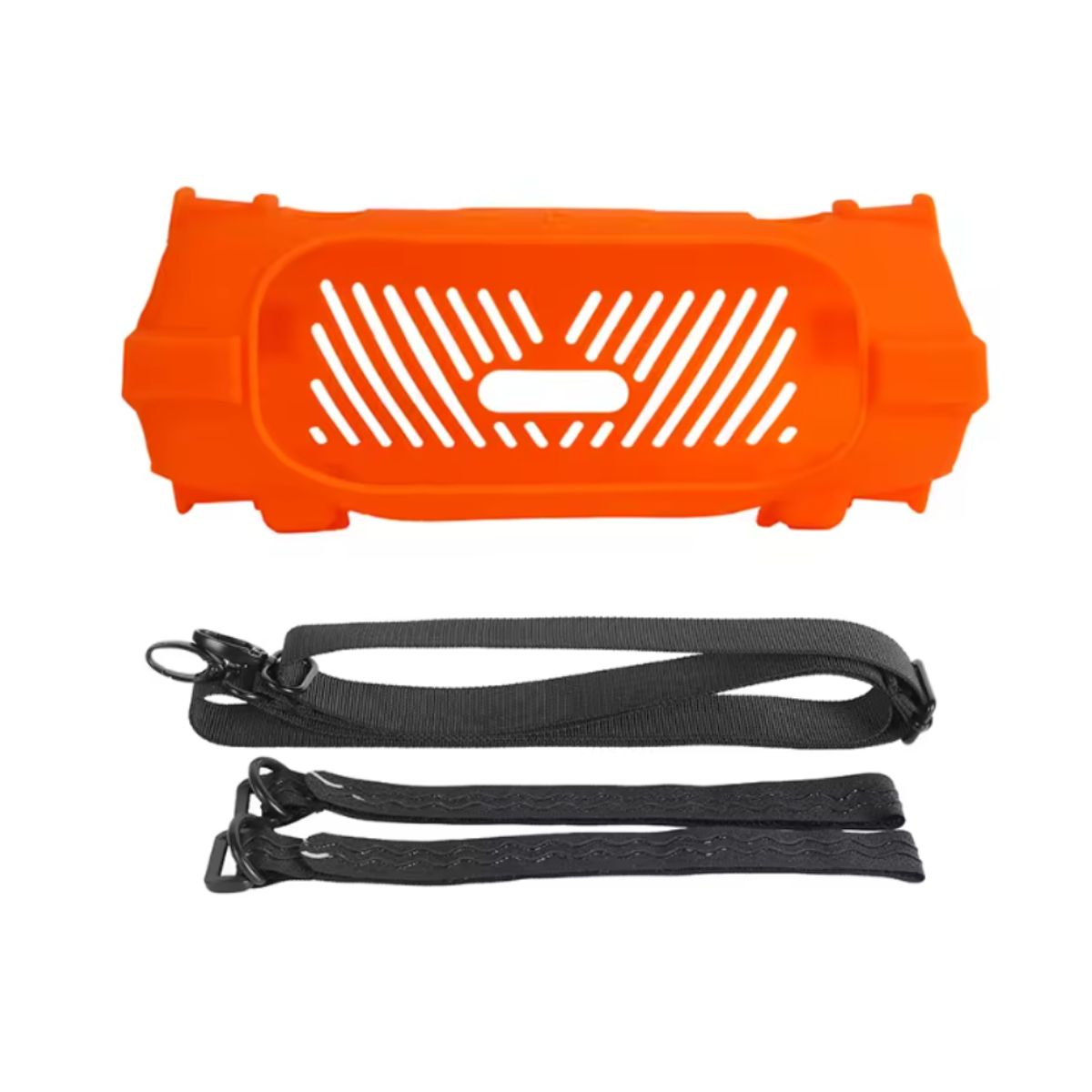 GENERICO - Funda Protectora de Silicona para el parlante Jbl Charge 6 - Naranja
